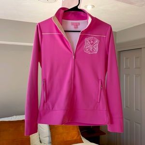 Lilly Pulitzer pink golf / tennis jacket.  Size s / m